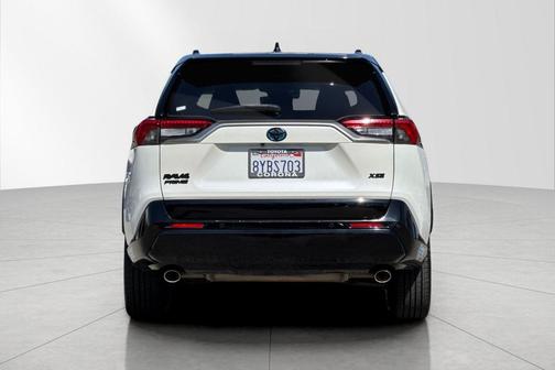 Blizzard Pearl w/Midnight Black Roof 2021 Toyota RAV4 Prime XSE