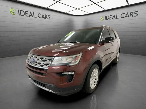 Maroon 2018 Ford Explorer XLT