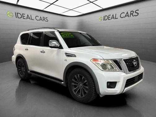 Pearl White 2017 Nissan Armada Platinum