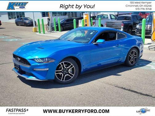 Velocity Blue Metallic 2019 Ford Mustang EcoBoost