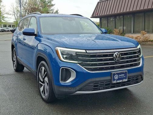 Mountain Lake Blue 2025 Volkswagen Atlas 2.0T SE