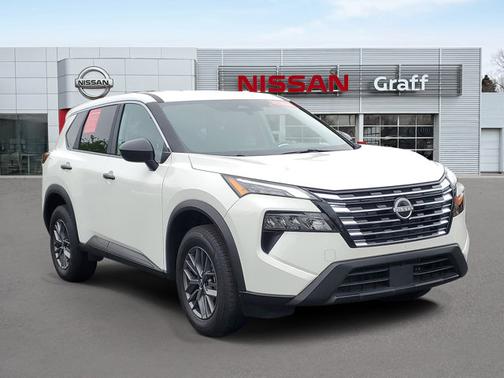 Glacier White 2025 Nissan Rogue S
