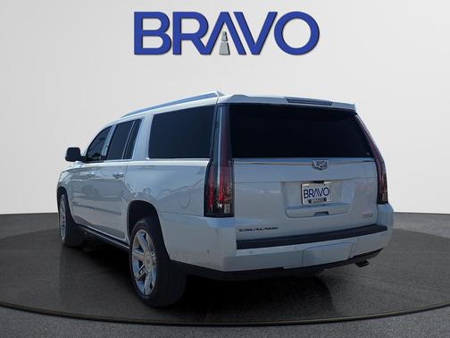 Crystal White Tricoat 2018 Cadillac Escalade ESV Premium Luxury