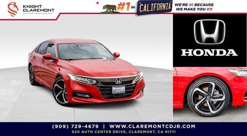 Radiant Red Metallic 2019 Honda Accord Sport