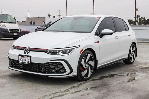 Opal White Pearl 2024 Volkswagen Golf GTI 2.0T S DSG