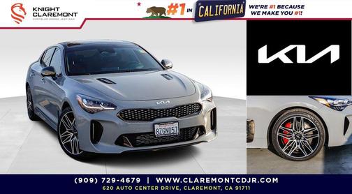 Ceramic Silver 2022 Kia Stinger GT2