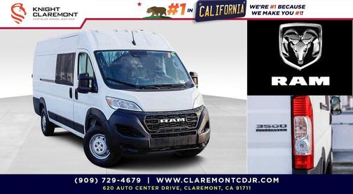 Bright White Clearcoat 2023 RAM ProMaster 3500 High Roof