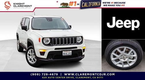 Alpine White Clearcoat 2023 Jeep Renegade Latitude