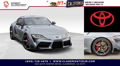 Turbulence Gray 2021 Toyota Supra 3.0 Premium