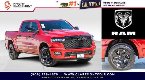 Molten Red Pearlcoat 2026 RAM 1500 Big Horn/Lone Star