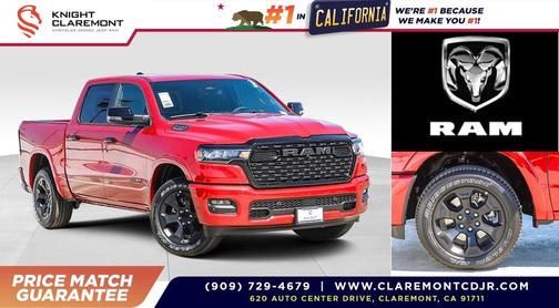 Molten Red Pearlcoat 2026 RAM 1500 Big Horn/Lone Star