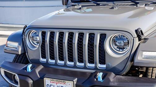 Sting-Gray Clearcoat 2023 Jeep Wrangler 4xe Sahara