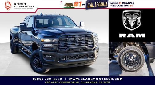 Diamond Black Crystal Pearlcoat 2026 RAM 3500 Tradesman Crew Cab 4x4 8' Box