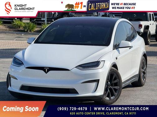 Pearl White Multi-Coat 2023 Tesla Model X Standard Range