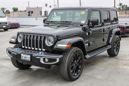 Black Clearcoat 2023 Jeep Wrangler 4xe Sahara