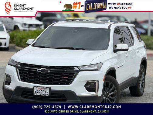 Summit White 2023 Chevrolet Traverse RS