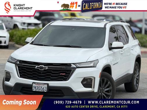 Summit White 2023 Chevrolet Traverse RS