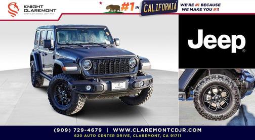 Granite Crystal Metallic Clearcoat 2025 Jeep Wrangler Willys