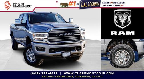Billet Silver Metallic Clearcoat 2024 RAM 2500 Laramie Crew Cab 4x4 6'4' Box