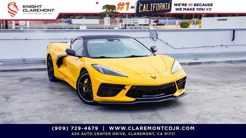 Competition Yellow Tintcoat Metallic 2025 Chevrolet Corvette Stingray w/2LT