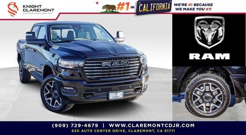 Diamond Black Crystal Pearlcoat 2026 RAM 1500 Laramie