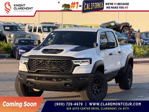 Bright White Clearcoat 2025 RAM 1500 RHO Crew Cab 4x4 5'7' Box