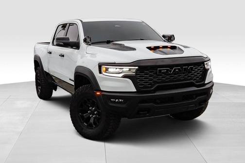 Bright White Clearcoat 2025 RAM 1500 RHO Crew Cab 4x4 5'7' Box