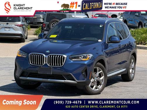 Phytonic Blue Metallic 2023 BMW X3 xDrive30i