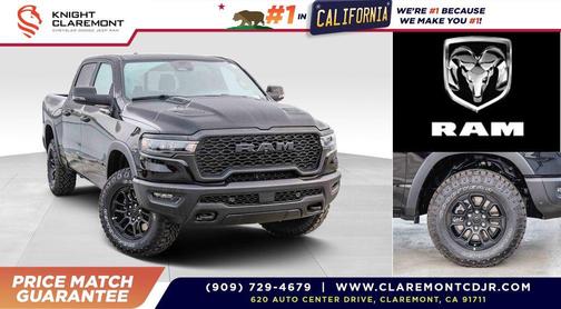 Diamond Black Crystal Pearlcoat 2026 RAM 1500 Rebel