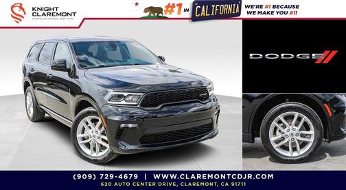 DB Black Clearcoat 2022 Dodge Durango GT AWD
