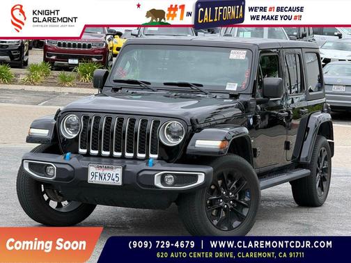 Black Clearcoat 2023 Jeep Wrangler 4xe Sahara