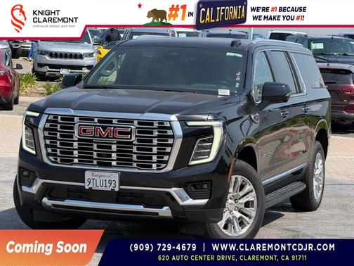 Onyx Black 2025 GMC Yukon XL Denali