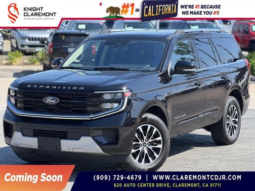 AGATE BLACK METALLIC 2025 Ford Expedition Platinum
