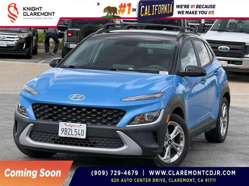 Blue Wave w/Black Rook 2022 Hyundai KONA SEL