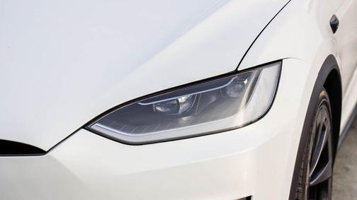 Pearl White Multi-Coat 2023 Tesla Model X Plaid Tri Motor All-Wheel Drive