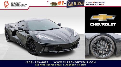 Black 2025 Chevrolet Corvette Stingray w/2LT