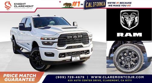 Bright White Clearcoat 2026 RAM 2500 Laramie Crew Cab 4x4 6'4' Box