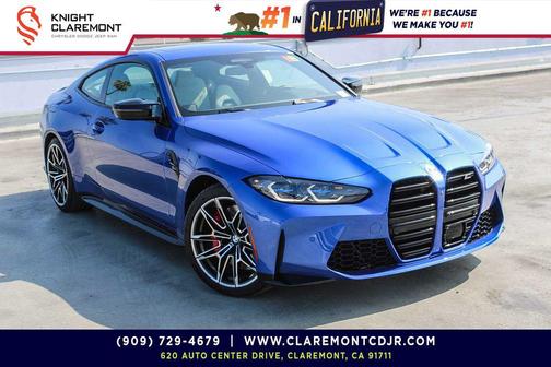 Portimao Blue Metallic 2023 BMW M4 Competition xDrive