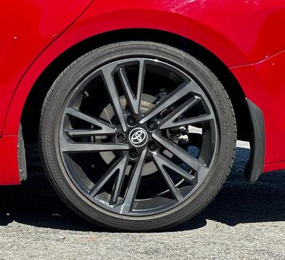 Supersonic Red/Midnight Black Metallic 2025 Toyota Camry XSE