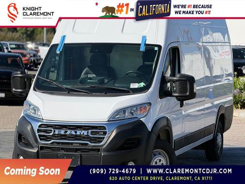 Bright White Clearcoat 2023 RAM ProMaster 3500 High Roof