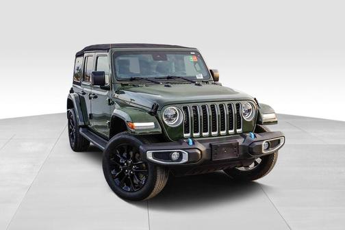 Sarge Green Clearcoat 2023 Jeep Wrangler 4xe Sahara