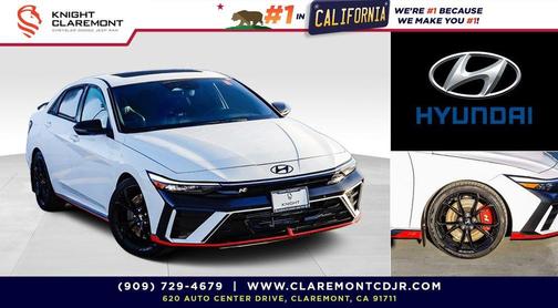Atlas White 2025 Hyundai ELANTRA N Base