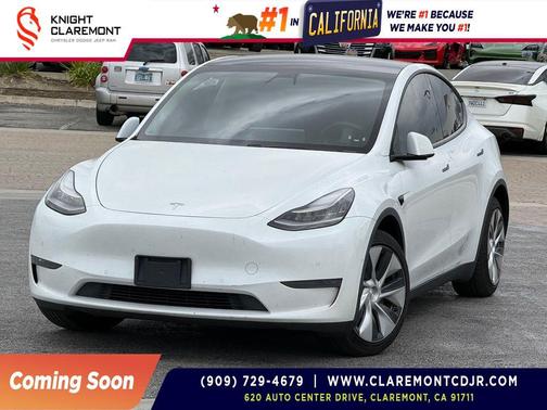 Pearl White Multi-Coat 2021 Tesla Model Y Long Range Dual Motor All-Wheel Drive