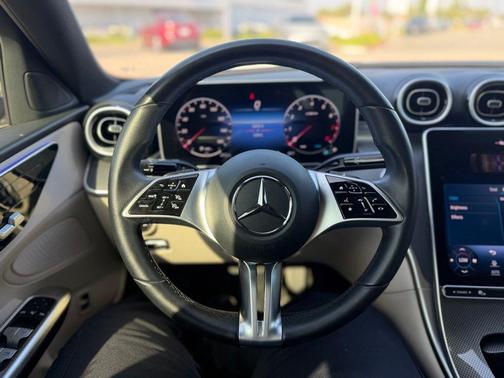 Polar White 2023 Mercedes-Benz C-Class Sedan
