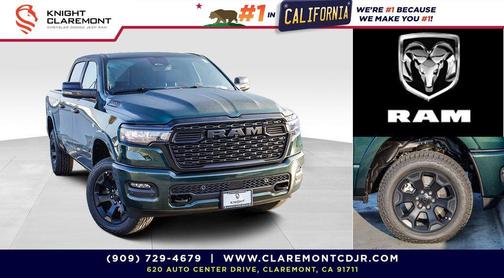 Serrano Green Metallic 2026 RAM 1500 Big Horn/Lone Star