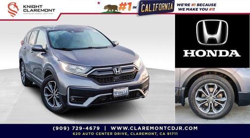 Sonic Gray Pearl 2021 Honda CR-V 2WD EX