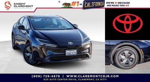 Midnight Black Metallic 2026 Toyota Prius LE