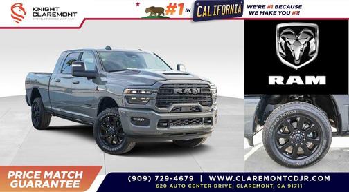 Ceramic Gray Clearcoat 2026 RAM 2500 Laramie Mega Cab 4x4 6'4' Box
