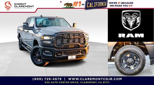 Ceramic Gray Clearcoat 2026 RAM 2500 Tradesman Crew Cab 4x4 6'4' Box
