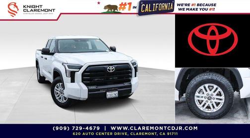 White 2022 Toyota Tundra SR5